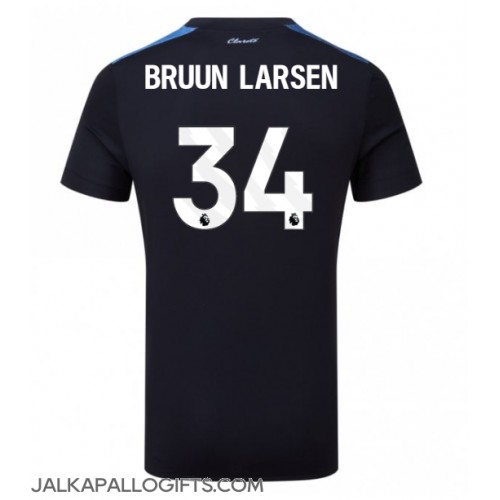 Burnley Jacob Bruun Larsen #34 Kolmaspaita 2023-24 Lyhythihainen